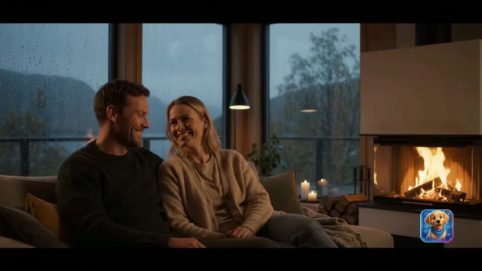 Et par i sofaen lurer på om de har glemt en avtale.